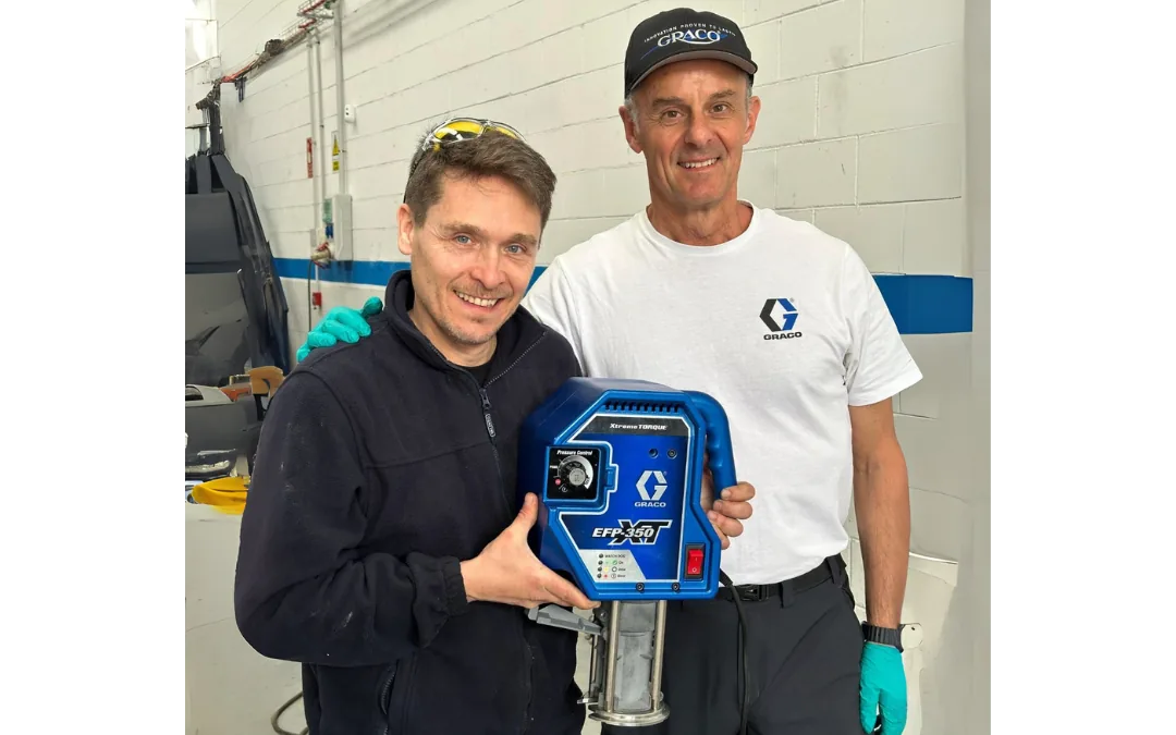 Graco en Novaproin: una visita cargada de innovación