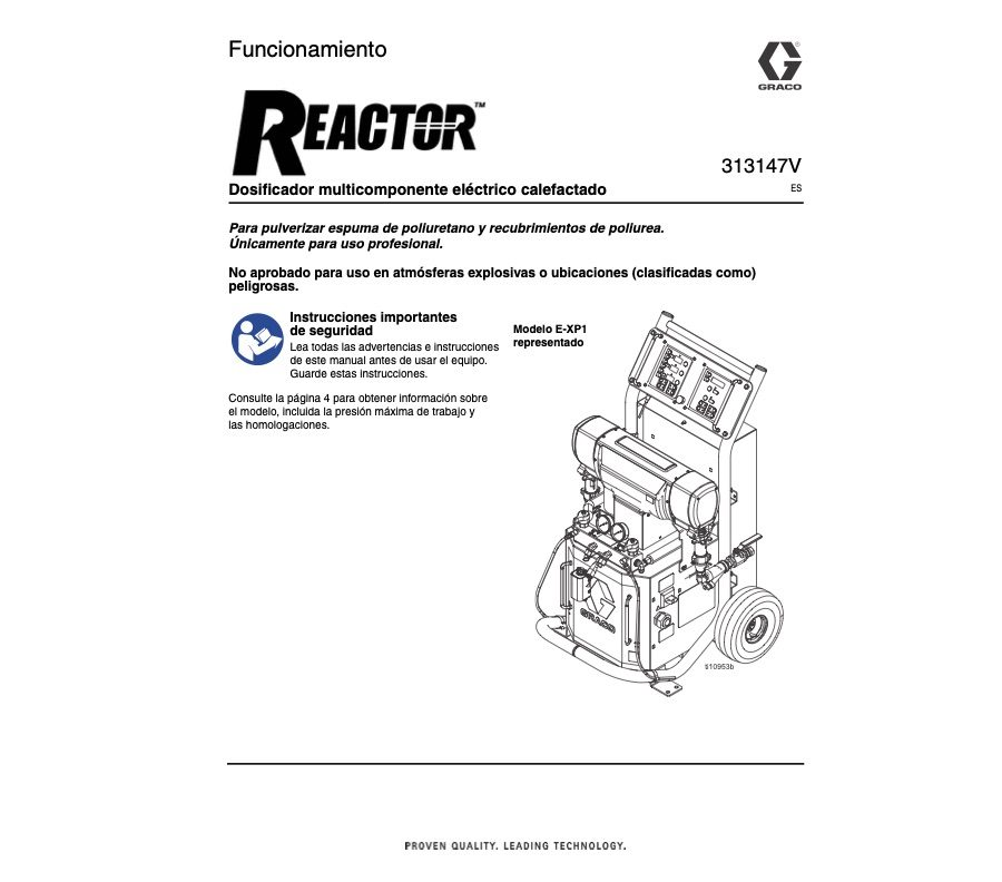 Reactor Dosificador multicomponente eléctrico calefactado
