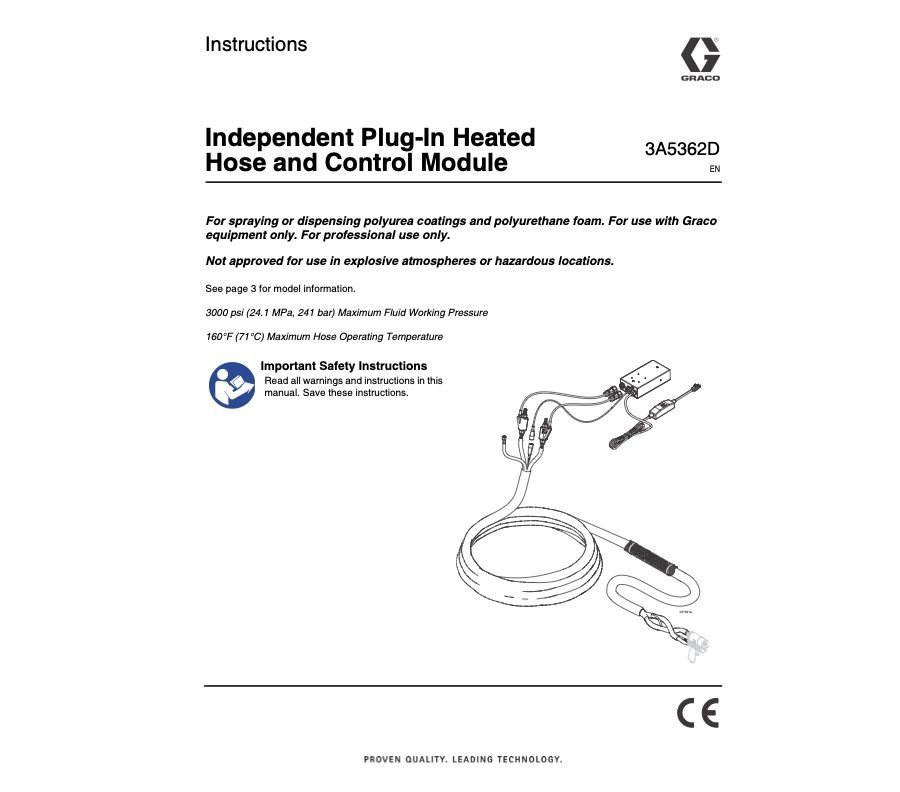 Independent Plug-In Heated Hose and Control Module