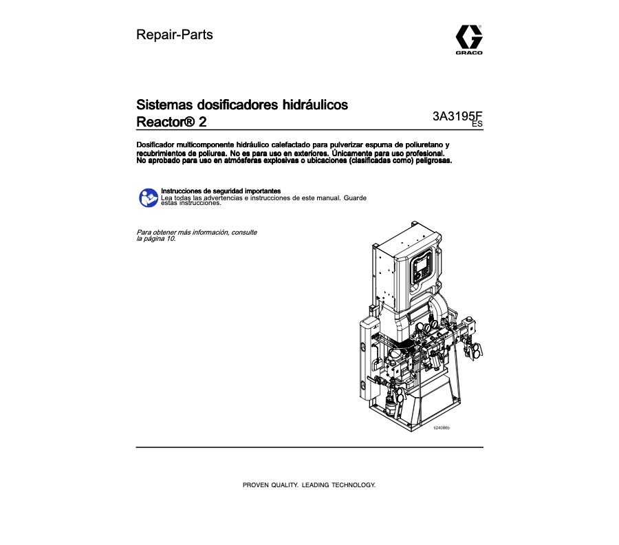 Sistemas dosififificadores hidráulicos Reactor® 2